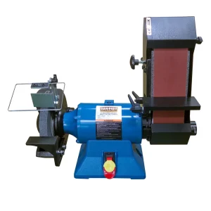 Baileigh 110V 8″ Industrial Bench Grinder with 4″ x 36″ Belt Grinder (1227899) - view 2
