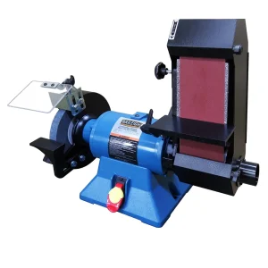Baileigh 110V 8″ Industrial Bench Grinder with 4″ x 36″ Belt Grinder (1227899) - view 3