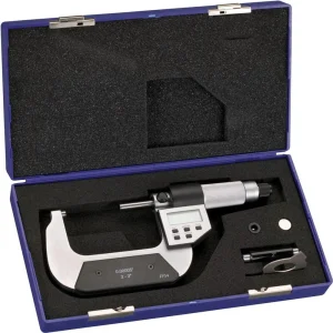 Shop Fox 2-3 Inch Digital Micrometer with 0.0005 Inch 0.0127mm Graduations (M1085)