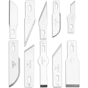X-Acto X5285 Knife Set, 3 Knives, 10 Blades, Carrying Case - view 3