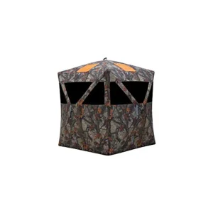 Barronett Blinds Road Runner Hub Hunting Blind Camo & Blaze Orange (RR200BT)