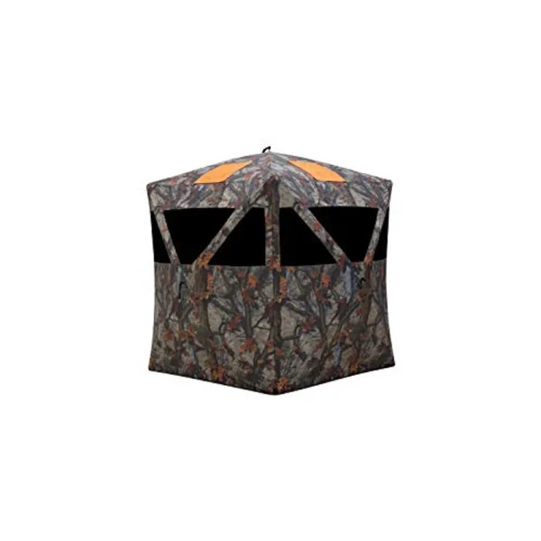 Barronett Blinds Road Runner Hub Hunting Blind Camo & Blaze Orange (RR200BT)