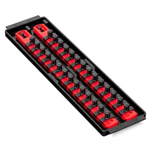 Ernst 8493 2 Rail Twist Lock Socket Boss 13″, Red – 3/8″
