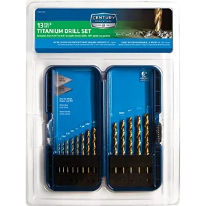 Century Drill 13 Piece Titanium Drill Bit Set (88439)