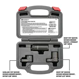 Powerbuilt 648625 Alltrade Oxygen Sensor Socket Set, Black - view 2