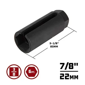 Powerbuilt 648625 Alltrade Oxygen Sensor Socket Set, Black - view 4