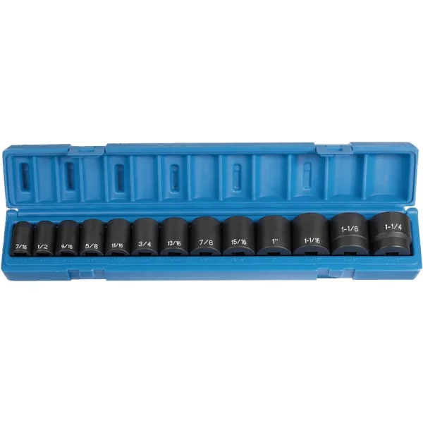 Grey Pneumatic 1/2″ Drive 13-Piece Standard Set (1312)