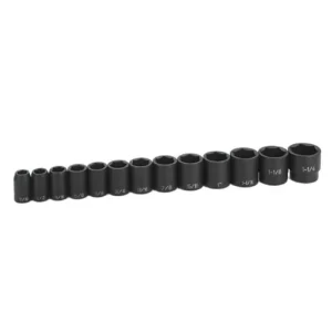 Grey Pneumatic 1/2″ Drive 13-Piece Standard Set (1312) - view 2