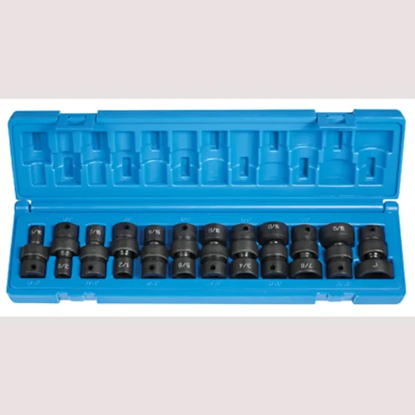 Grey Pneumatic 3/8″ Dr. 12 Pc. 6 Pt. Standard Frac. Univ. Set (1212U)