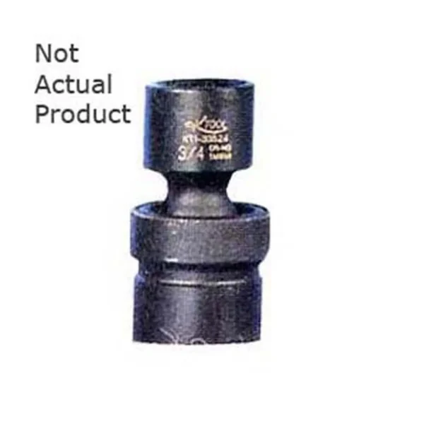 K Tool 32516 Impact Socket, 3/8″ Drive, 1/2″, 6 Point, Flex, Shallow
