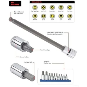 Gearwrench 80667 1/2″ Drive 2 piece Internal Torx Socket - view 2