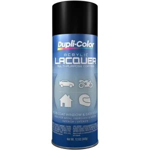 Dupli-Color Flat Black General Purpose Acrylic Lacquer (DAL1607)