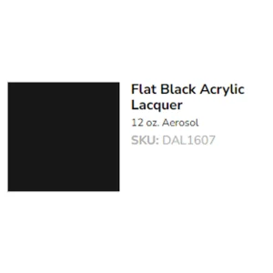 Dupli-Color Flat Black General Purpose Acrylic Lacquer (DAL1607) - view 2