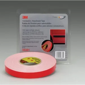 3M 7/8″ X 20 Yards White Automotive Attachment Tape (6381)