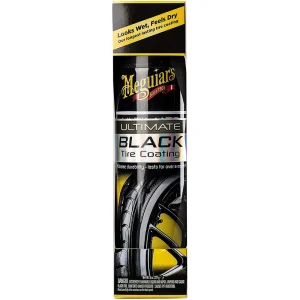 Meguiars G16008 Ultimate Black Tire Coating 8 Oz. Aerosol
