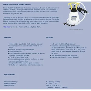Mityvac MV6870 Vacuum Brake Bleeder - view 3