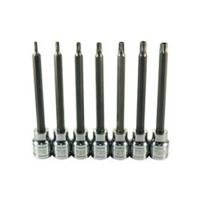 ATD Tools 13776 Extra Long Tamper-resistant Star Bit Socket Set, 7 pc.