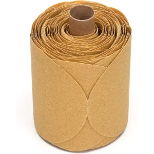 3M 6″ P320 Stikit Gold Abrasive Disc Roll 216U (1435) - view 2