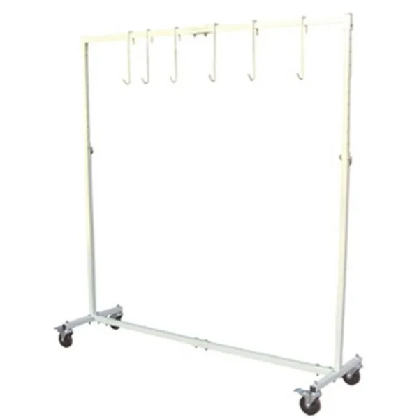 Astro Pneumatic Adjustable 7-Foot Paint Hanger w/ Six Hooks & Caster Wheels (7306)