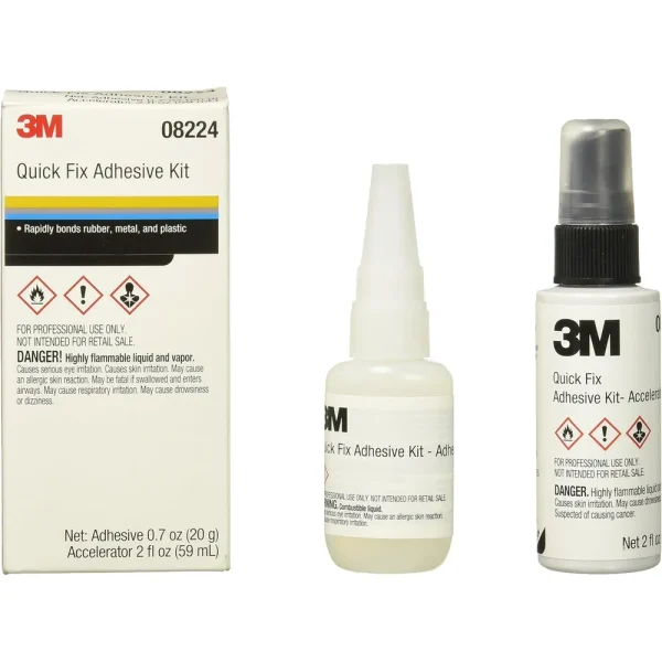 3M 0.7 oz. Adhesive/2.0 oz. Accelerator Quick Fix Adhesive Kit (8224)