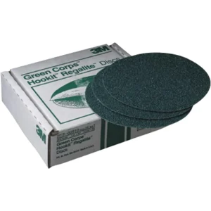 3M 8″ 80E Hookit Green Corps Abrasive Disc 255U (521)