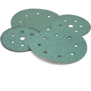 3M 8″ 80E Hookit Green Corps Abrasive Disc 255U (521) - view 3