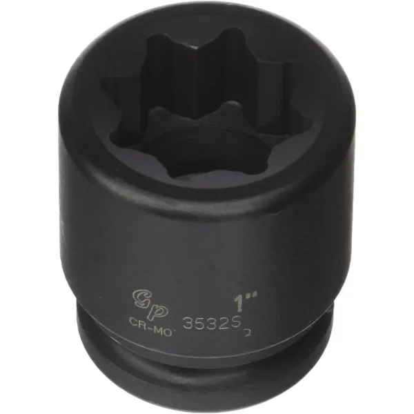 Grey Pneumatic 3/4″ Drive x 1″ Standard – 8 Point Socket (3532S)