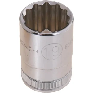 Gearwrench 80754 1/2″ Drive 12 point Socket 19mm