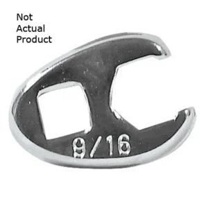 K Tool 22312 Crowfoot Wrench, 3/8″ Drive, 3/8″, Flare Nut Style
