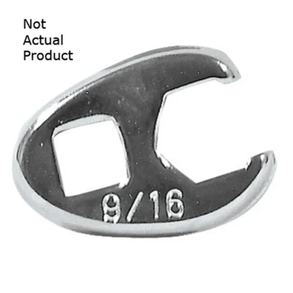 K Tool 22312 Crowfoot Wrench, 3/8″ Drive, 3/8″, Flare Nut Style