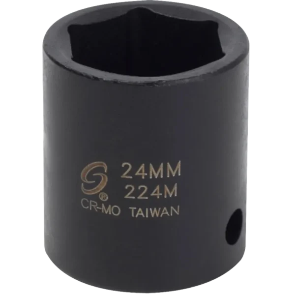 Sunex 1/2″ Drive 24mm Impact Socket (224M)