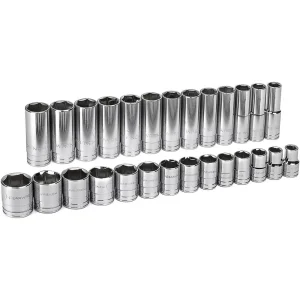 Gearwrench 80729 Socket Assembly Set 27 piece Master Set 1/2″ Drive