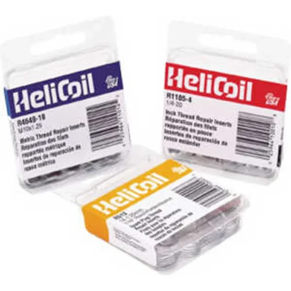 Helicoil Replacement Inserts, 1/4″ x 28 NF, 12 Pack (R1191-4)