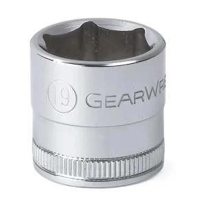 Gearwrench 80387 3/8″ Drive 6 Point Metric Socket 19mm