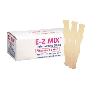 E-Z Mix 8″ Wooden Paint Mixing Stick With Smooth Finish 1000-Piece (81000)