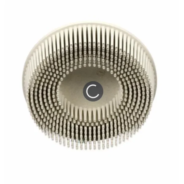3M 3″ White Roloc Bristle Disc (07529)