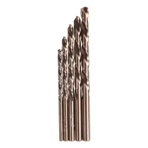 KnKut 5KK6 5 Piece Fractional Jobber Length Left Hand Drill Bit Set – USA Made - view 2