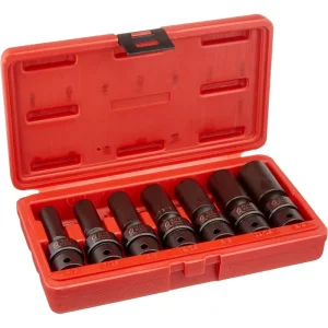 Sunex 3/8″ Dr. 7 Pc. SAE Universal Deep Impact Socket Set (3656) - view 2