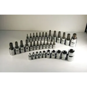 ATD Tools 125 1/4, 3/8 and 1/2 Dr. TORX Bit Set, 35 pc.