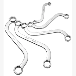 Sunex 5 Pc. Fully Polished SAE S-Style Double Box Wrench Set (9940) - view 2