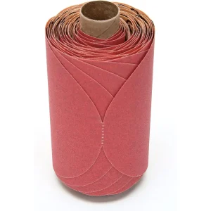 3M 5″ P180 Red Abrasive PSA Disc (1606) - view 2