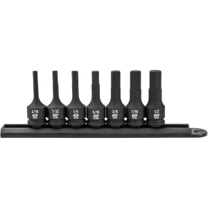 Gearwrench 84913 Impact Hex Set 7 piece 3/8″ Drive SAE