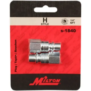 Milton S1840 1/4″ Female Plug H-Style, 2/cd - view 3