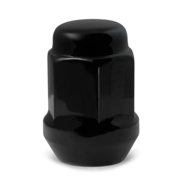 RHI Automotive 14X1.5 Lug Bolt (24mm/0.95″) Bulge Acorn (18 Point) 5 Lug Black 16 Lugs 4 Locks 1 Key (8444BK5S-B)