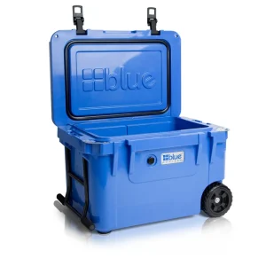 Blue Coolers 60 Quart Ice Vault Roto-Molded Cooler with Wheels (60-2001BX, 60-2001WX, 60-2001GX - view 2