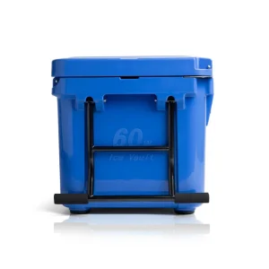 Blue Coolers 60 Quart Ice Vault Roto-Molded Cooler with Wheels (60-2001BX, 60-2001WX, 60-2001GX - view 3