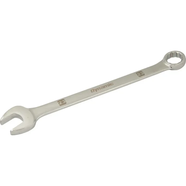 Dynamic Tools 23mm 12 Point Combination Wrench, Mirror Chrome Finish (D074123)
