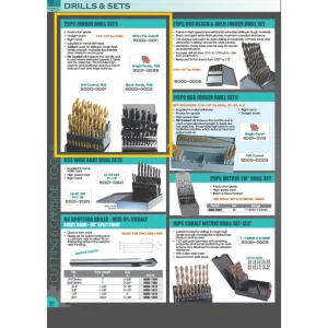 HHIP 29 PIECE BLACK OXIDE HSS DRILL SET 1/16-1/2″ BY 64THS (5000-0002) - view 4