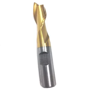 HHIP 1/8 X 3/8″ TiN 2 FLUTE HIGH SPEED STEEL CENTER CUT SINGLE END MILL (5826-0125) - view 2