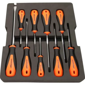 Dynamic Tools 10 Piece Assorted Screwdriver Set With Foam Tool Organizer (D105106) - view 2